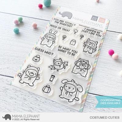Mama Elephant Clear Stamps -  Costumed Cuties